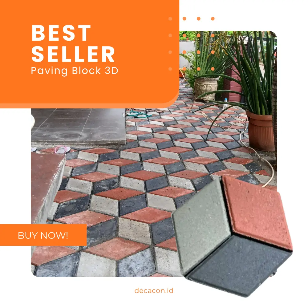 Harga Paving Block 3D